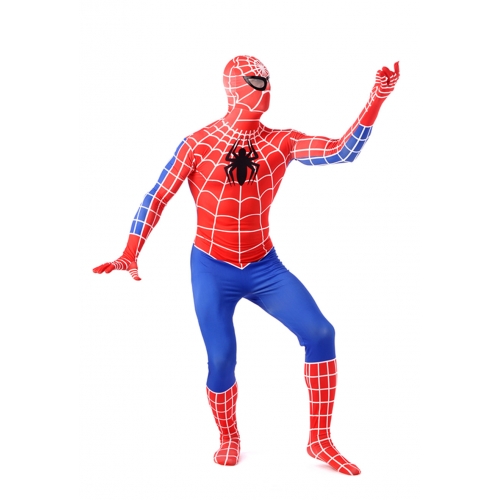 Red And Blue Adult Spiderman Costume